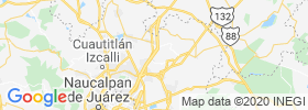 Tecamac De Felipe Villanueva map